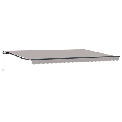 Licht Grijs Zonnescherm Stof Lichtgrijs 500 × 350 cm