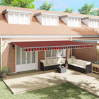 Awning fabric with Orange and brown 600 x 300 cm Polyester