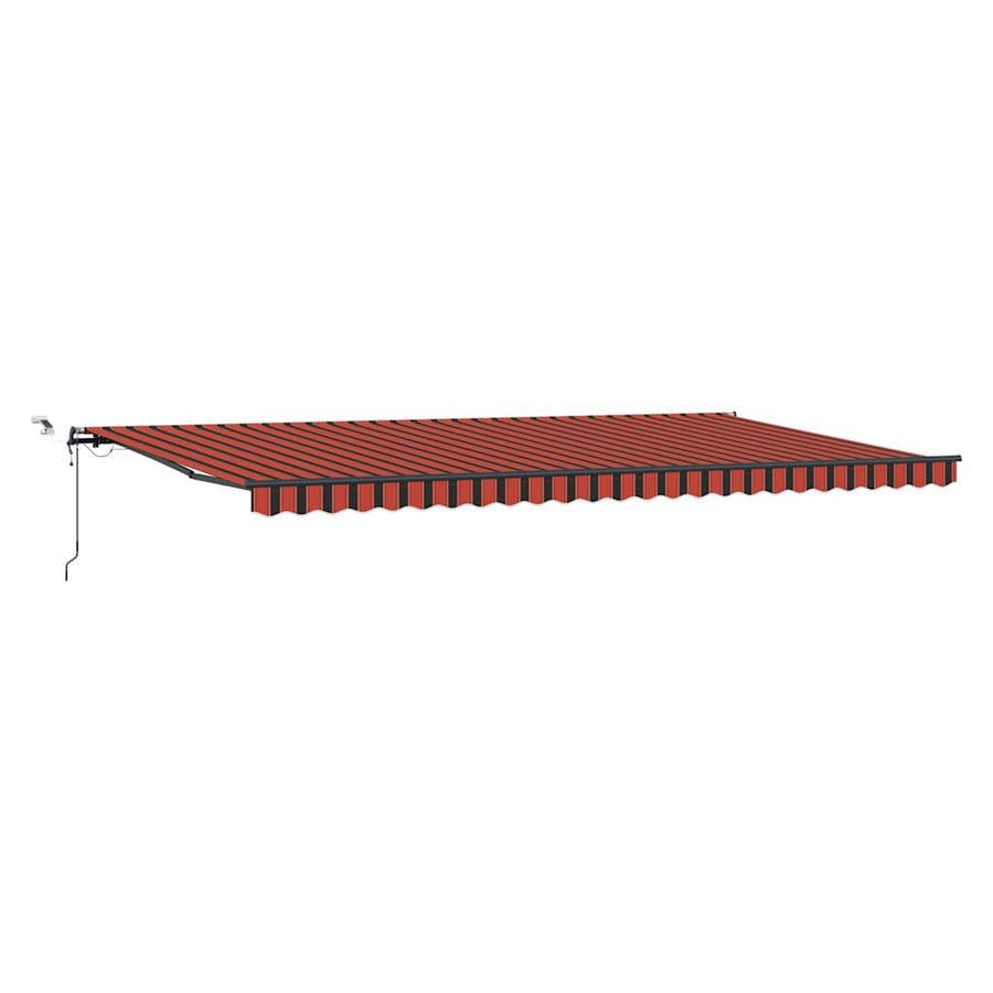 Luifeldoek met Oranje en bruin 600 × 300 cm Polyester