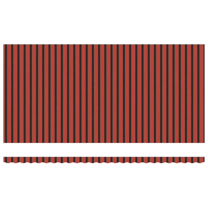 Luifeldoek met Oranje en bruin 600 × 300 cm Polyester