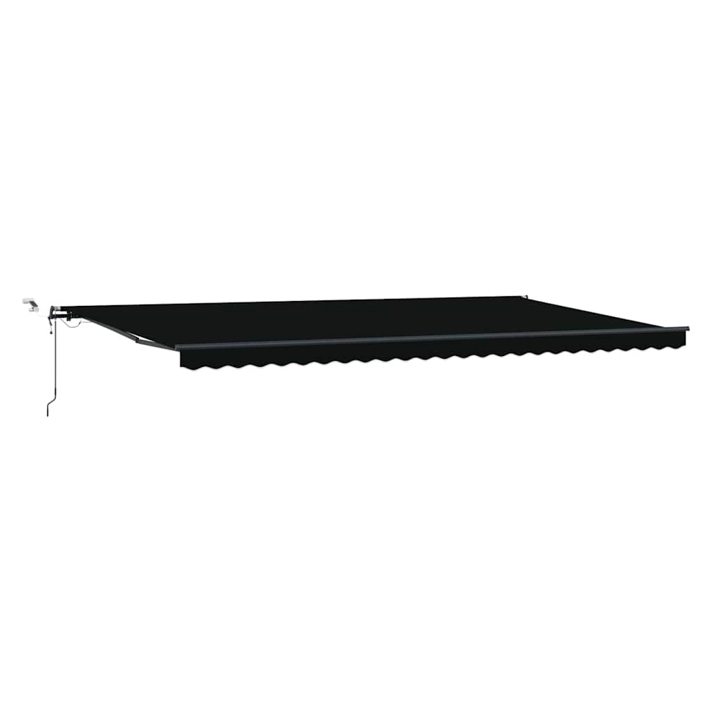 Luifeldoek met Zwart 600 × 300 cm Polyester
