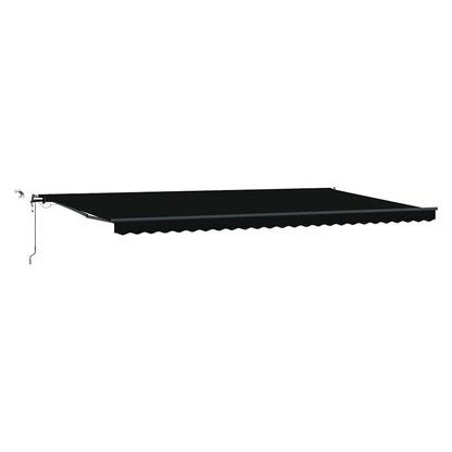 Luifeldoek met Zwart 600 × 300 cm Polyester