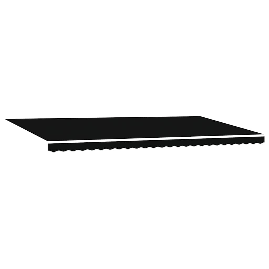 Luifeldoek met Zwart 600 × 300 cm Polyester