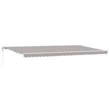 Inklapbaar Zonnescherm 600 × 300 Cm Lichtgrijs 6 x 3 m