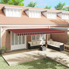 Awning fabric with Orange and brown 600 x 350 cm Polyester