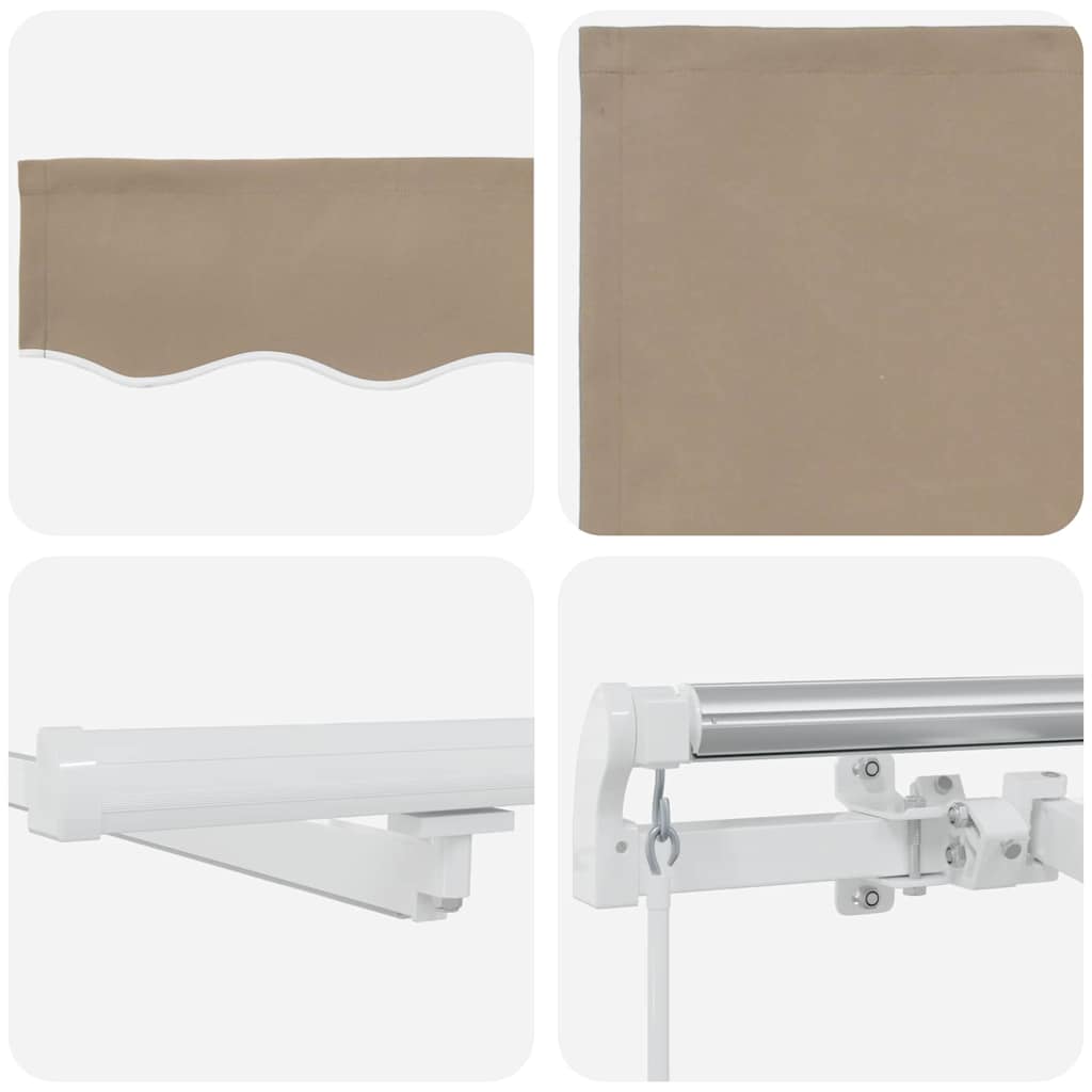 Inklapbaar Zonnescherm met 600 ×350 cm Stof