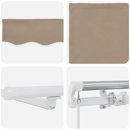 Inklapbaar Zonnescherm met 600 ×350 cm Stof