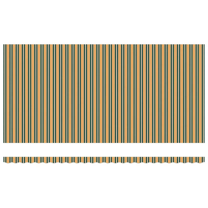 Inklapbaar Zonnescherm Groen En Geel 600 × 350 cm