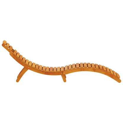 Ligbed 2-Persoon 2 Pcs Bruin 55 X 184 X 64Cm Massief Acaciahout Naturel 2 ligbedden