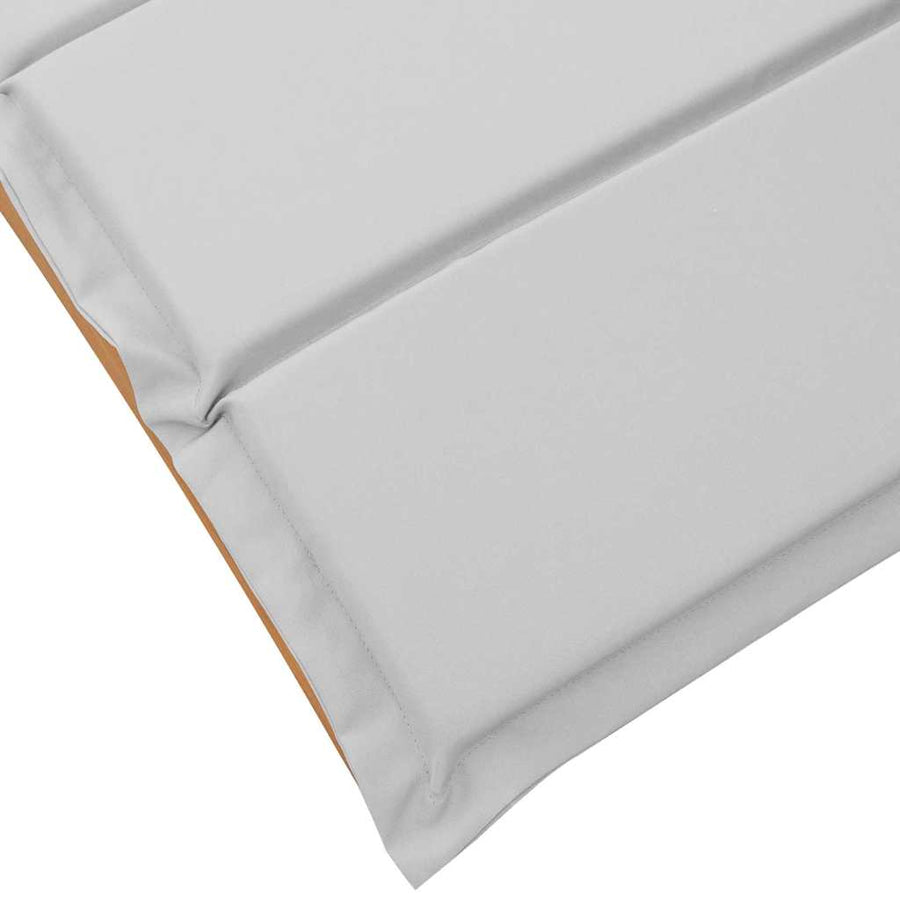 Ligbed Met Kussen 2 Pcs Massief Acaciahout Lichtgrijs