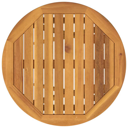 Tuin Bistro Set 3 pcs Bruin Massief Acaciahout