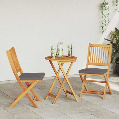 Tuin Bistro Set 3 pcs Bruin Massief Acaciahout