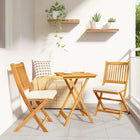 Tuin bistro set massief acaciahout bruin