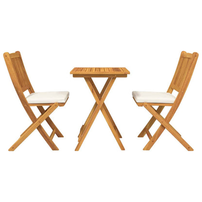 Tuin Bistro Set 3 pcs Bruin Massief Acaciahout