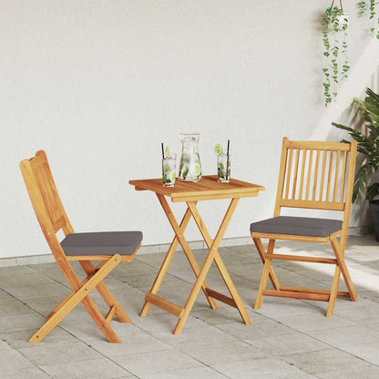 Tuin Bistro Set 3 pcs Bruin Massief Acaciahout