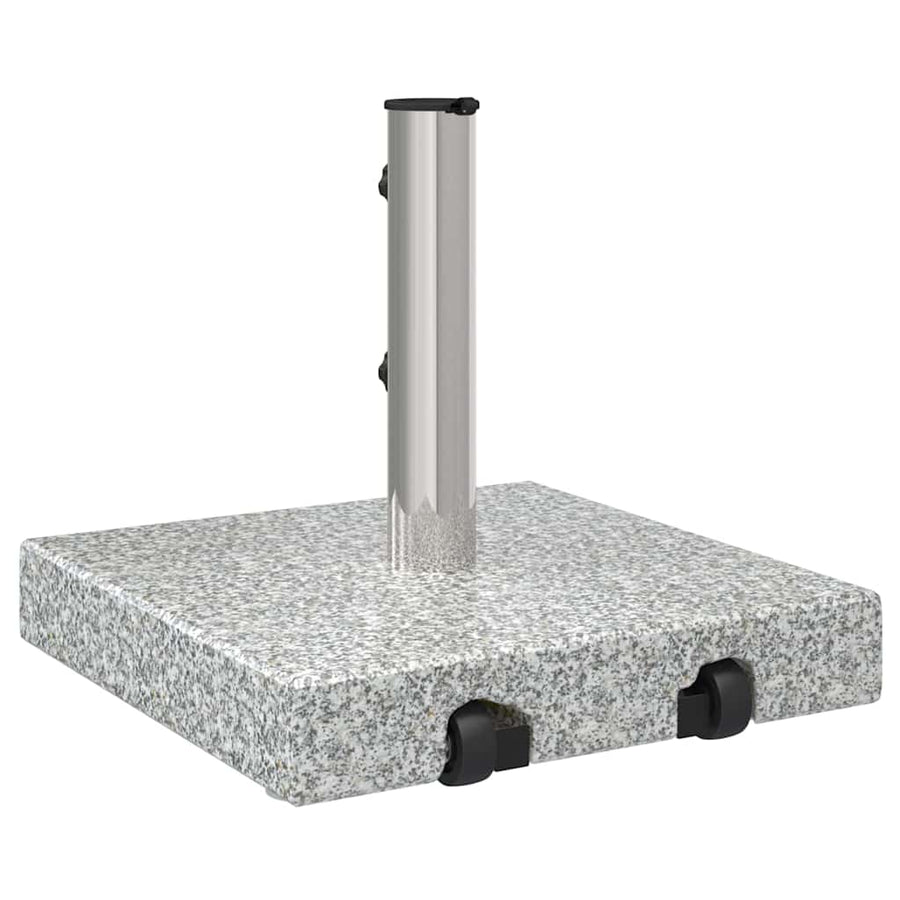 Parasolvoet 41 X 41 X 37 Cm Graniet Grijs Vierkant