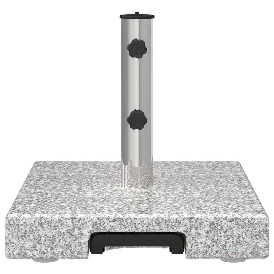 Parasolvoet 41 X 41 X 37 Cm Graniet Grijs Vierkant