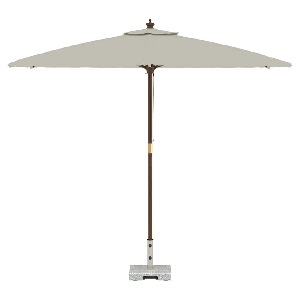 Parasolvoet 41 X 41 X 37 Cm Graniet Grijs Vierkant
