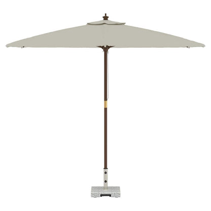 Parasolvoet 41 X 41 X 37 Cm Graniet Grijs Vierkant