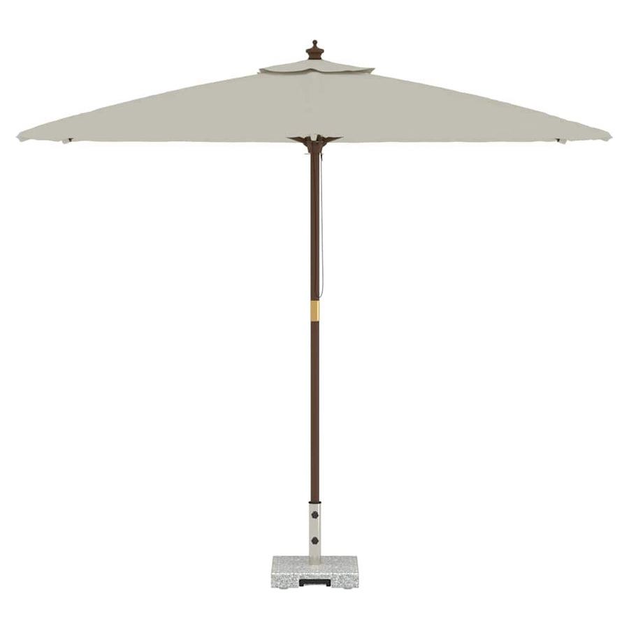 Parasolvoet 41 X 41 X 37 Cm Graniet Grijs Vierkant