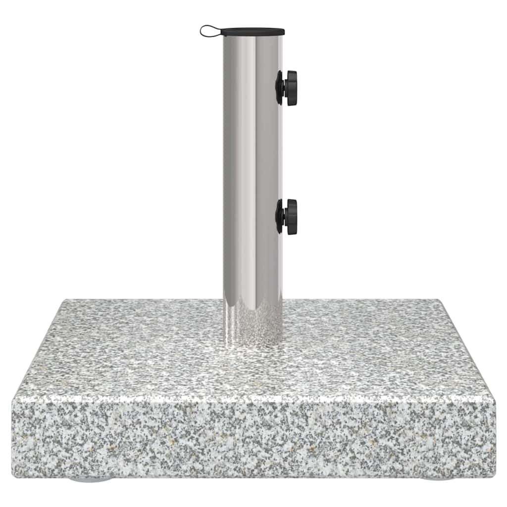 Parasolvoet 41 X 41 X 37 Cm Graniet Grijs Vierkant