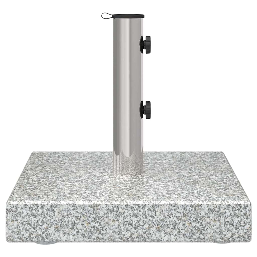 Parasolvoet 41 X 41 X 37 Cm Graniet Grijs Vierkant