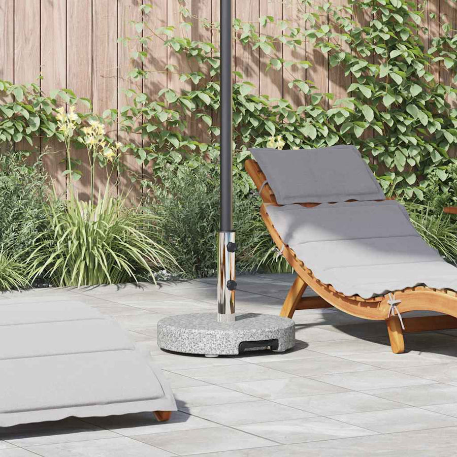 Parasolvoet Ø 45 X 37.5 Cm Graniet Grijs Rond