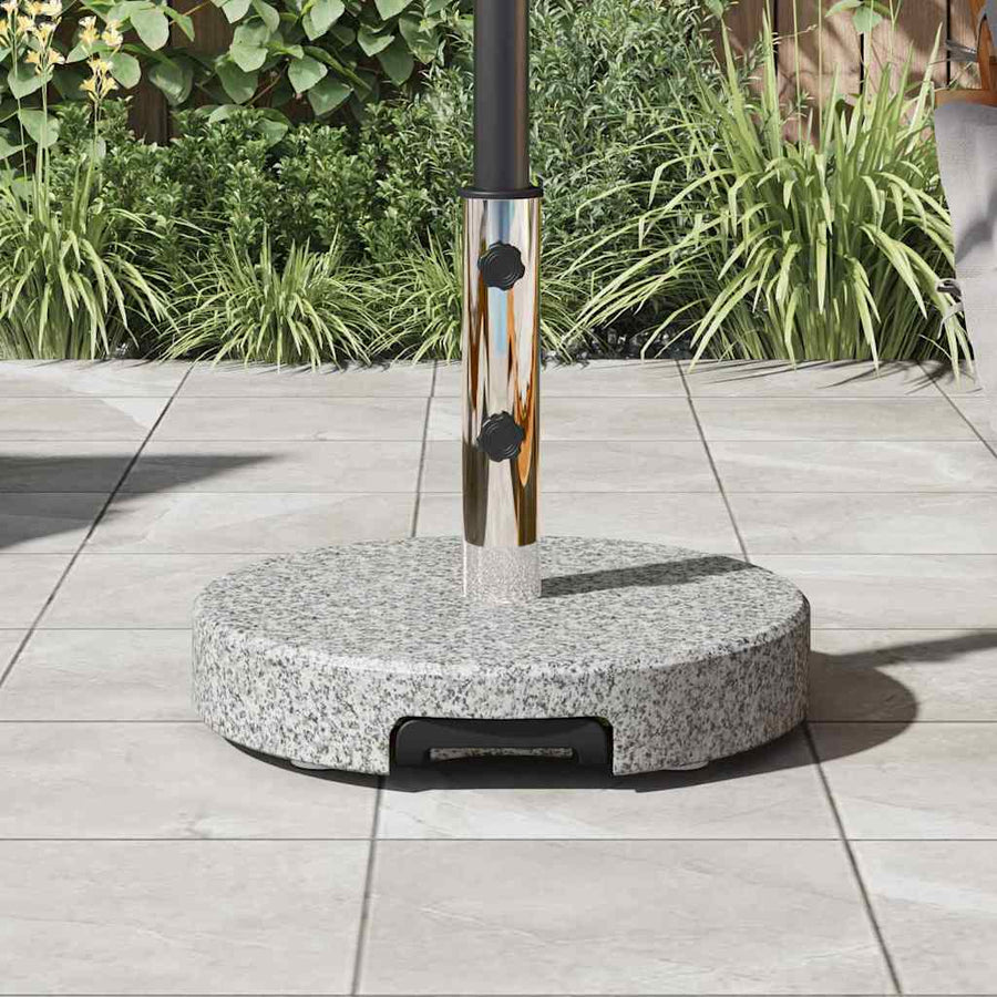 Parasolvoet Ø 45 X 37.5 Cm Graniet Grijs Rond