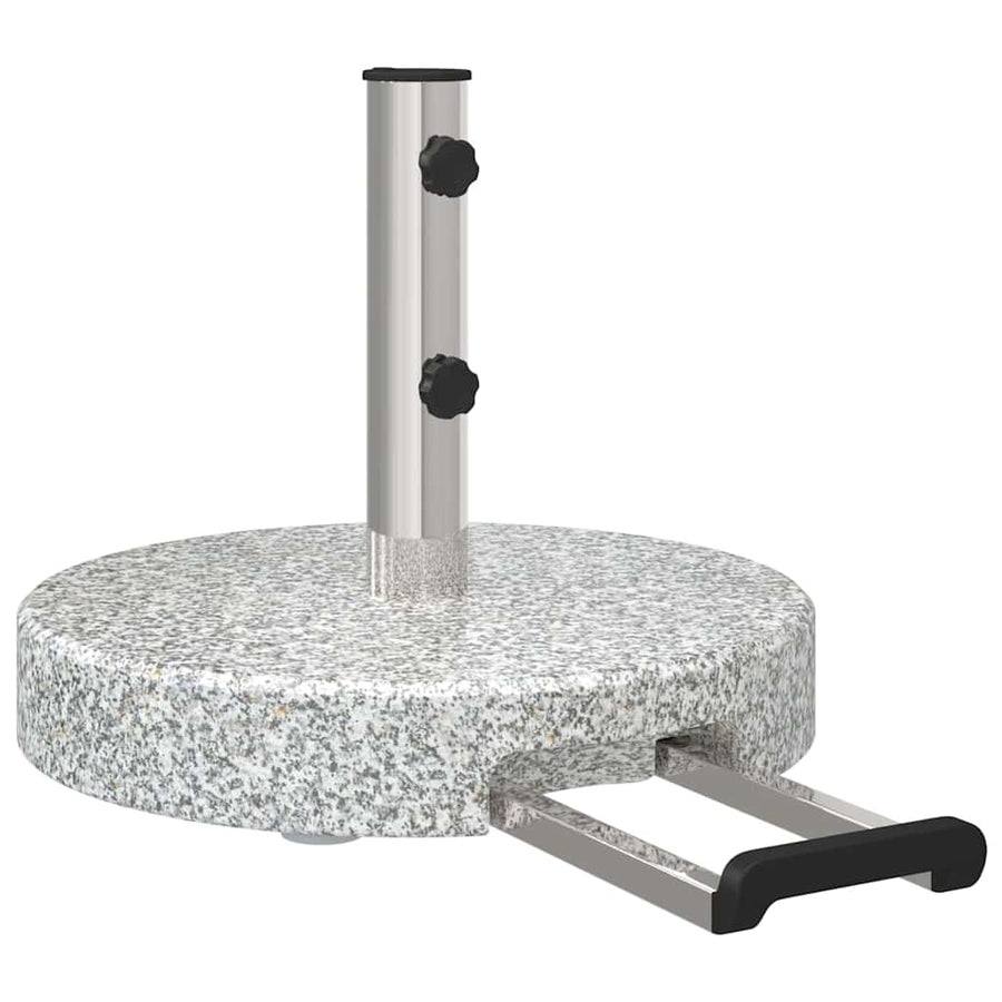 Parasolvoet Ø 45 X 37.5 Cm Graniet Grijs Rond
