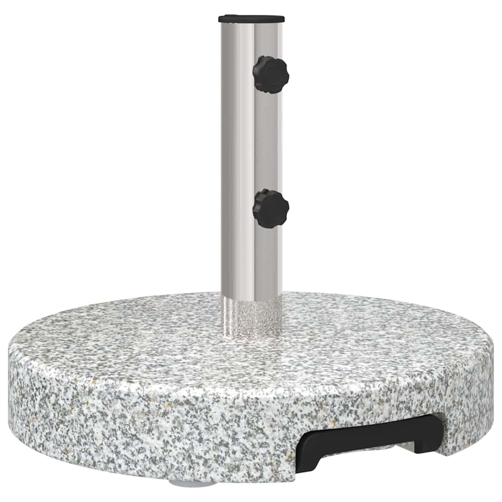 Parasolvoet Ø 45 X 37.5 Cm Graniet Grijs Rond