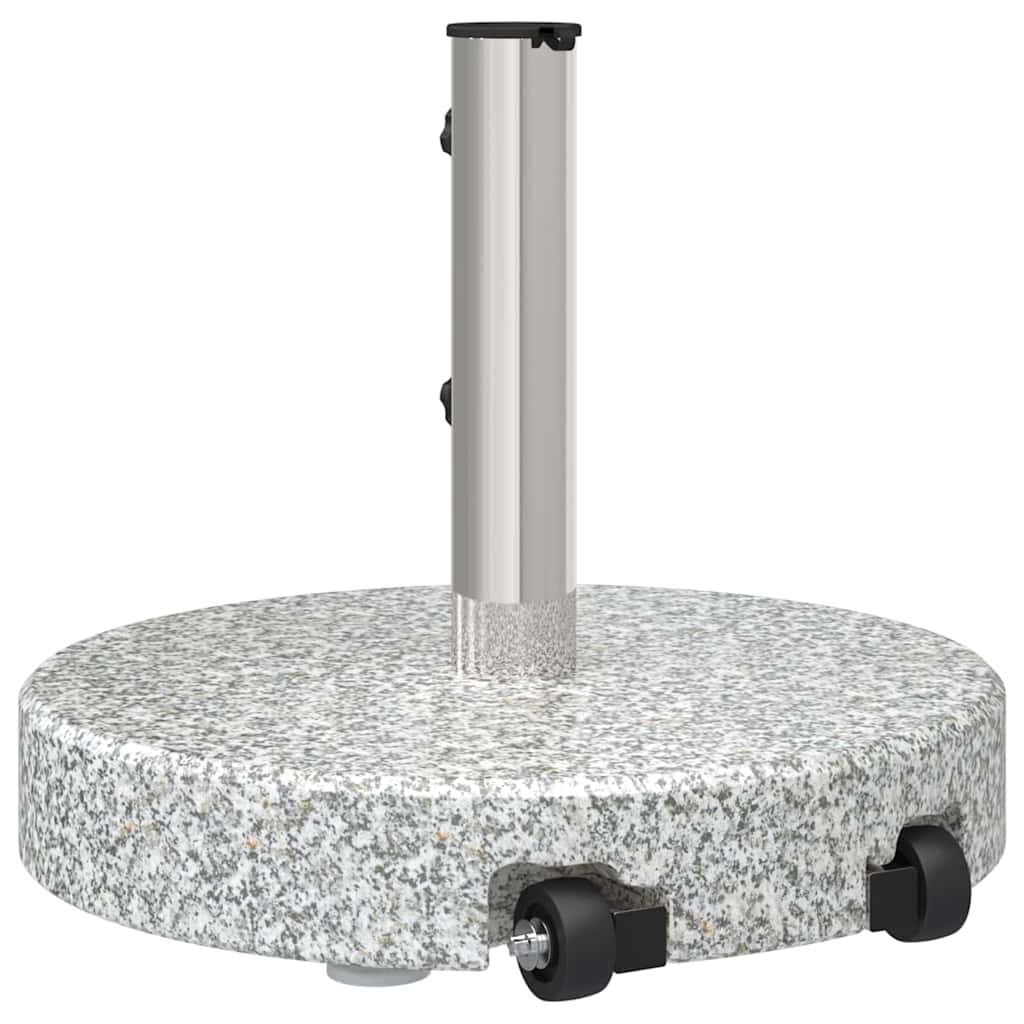 Parasolvoet Ø 45 X 37.5 Cm Graniet Grijs Rond