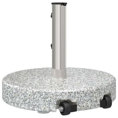 Parasolvoet Ø 45 X 37.5 Cm Graniet Grijs Rond