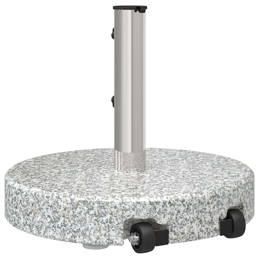 Parasolvoet Ø 45 X 37.5 Cm Graniet Grijs Rond