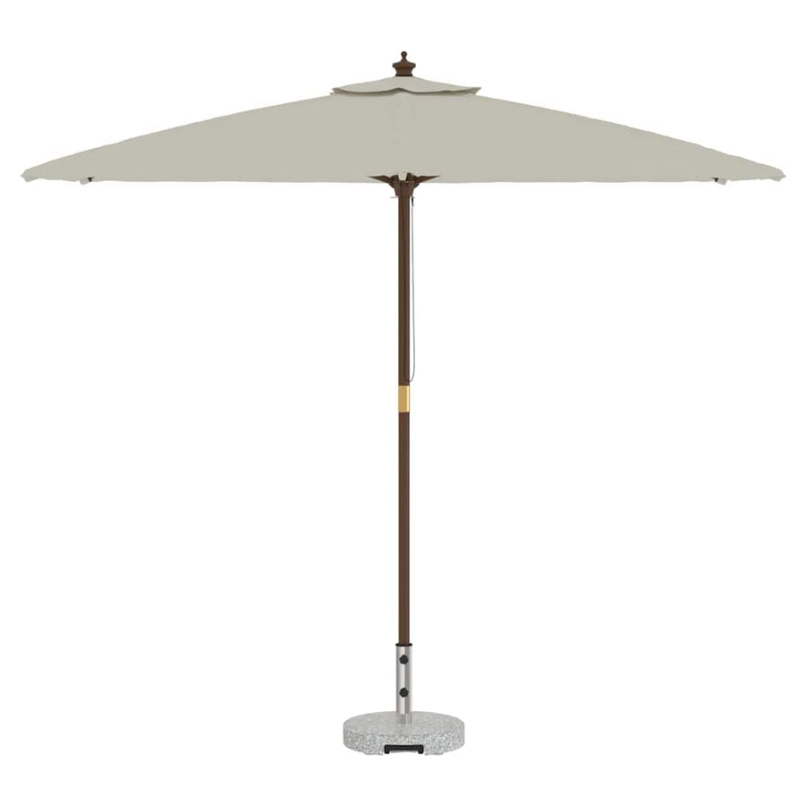 Parasolvoet Ø 45 X 37.5 Cm Graniet Grijs Rond