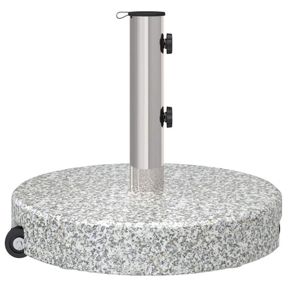 Parasolvoet Ø 45 X 37.5 Cm Graniet Grijs Rond