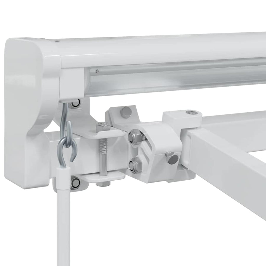 Zijde Frame Wit 2,5 x 2 m Poedercoating staal