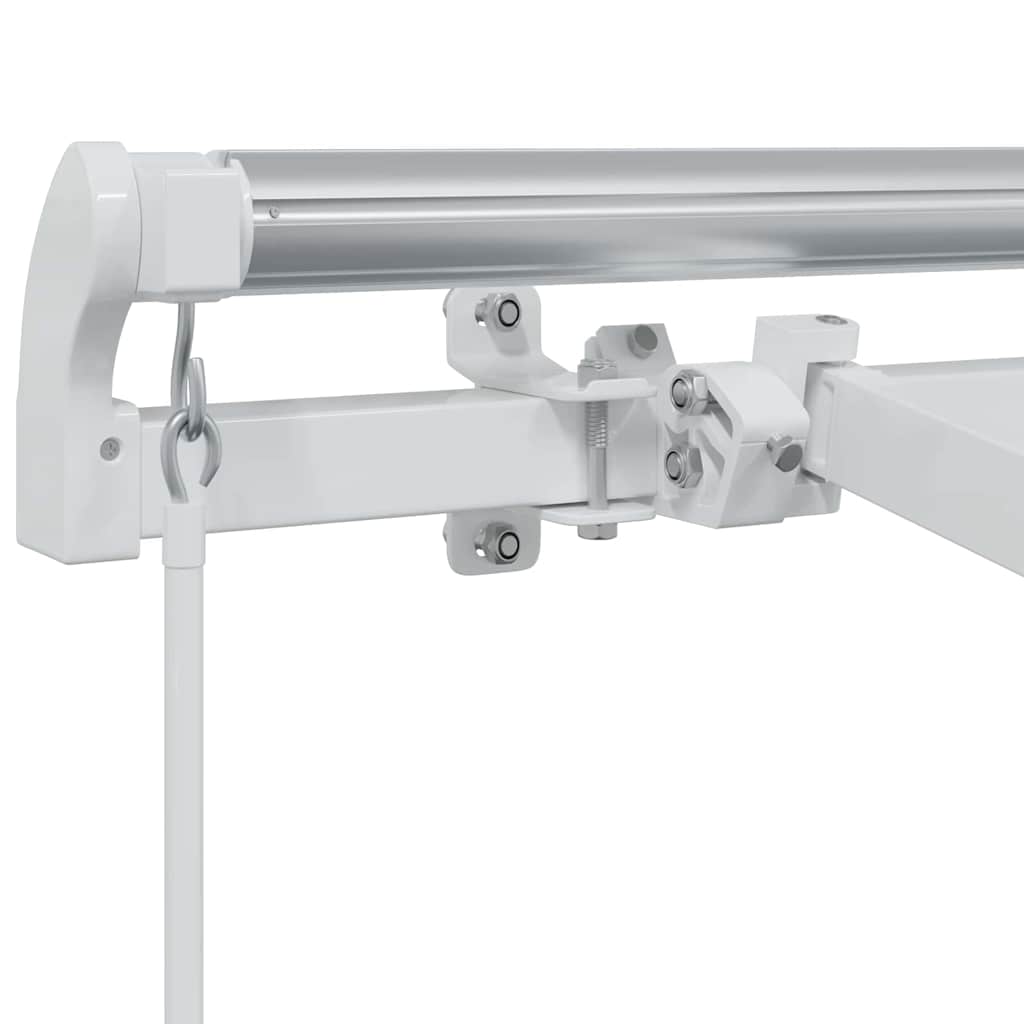 Zijde Frame Wit 2,5 x 2 m Metaal