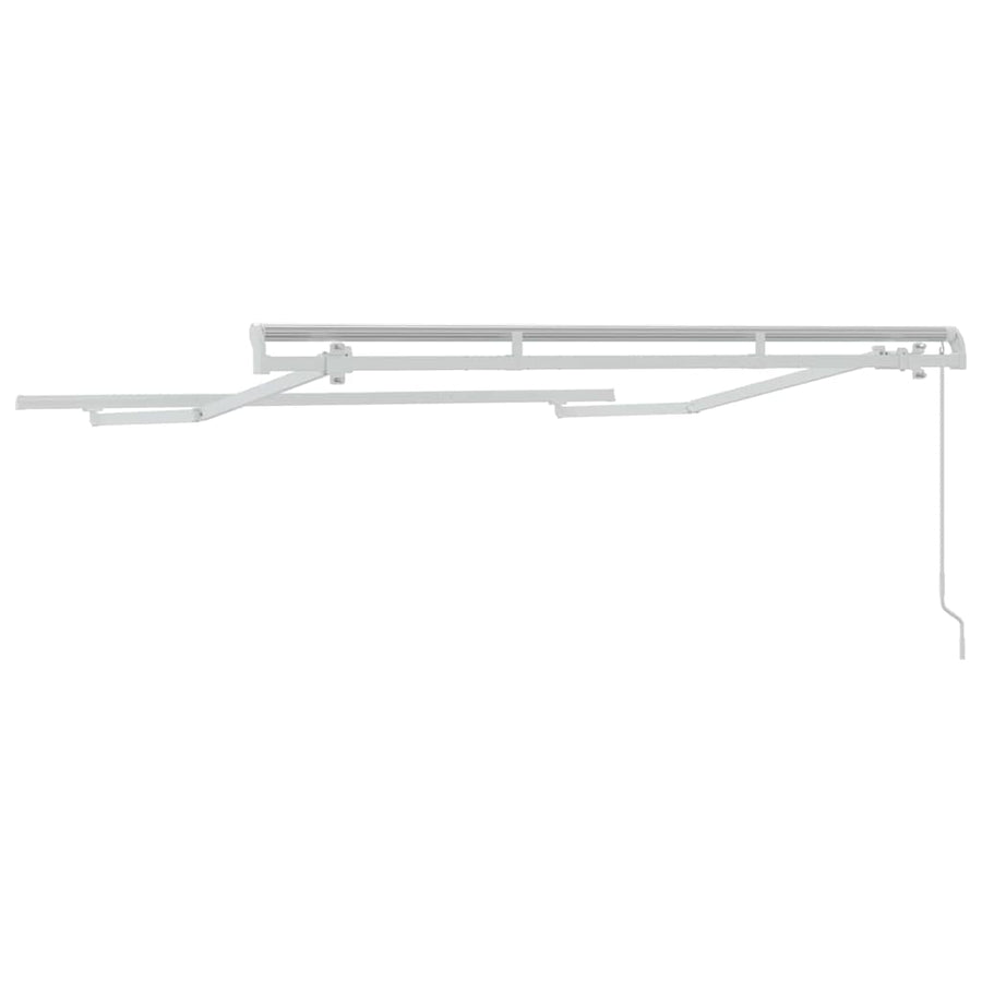 Zijde Frame Wit 2,5 x 2 m Metaal