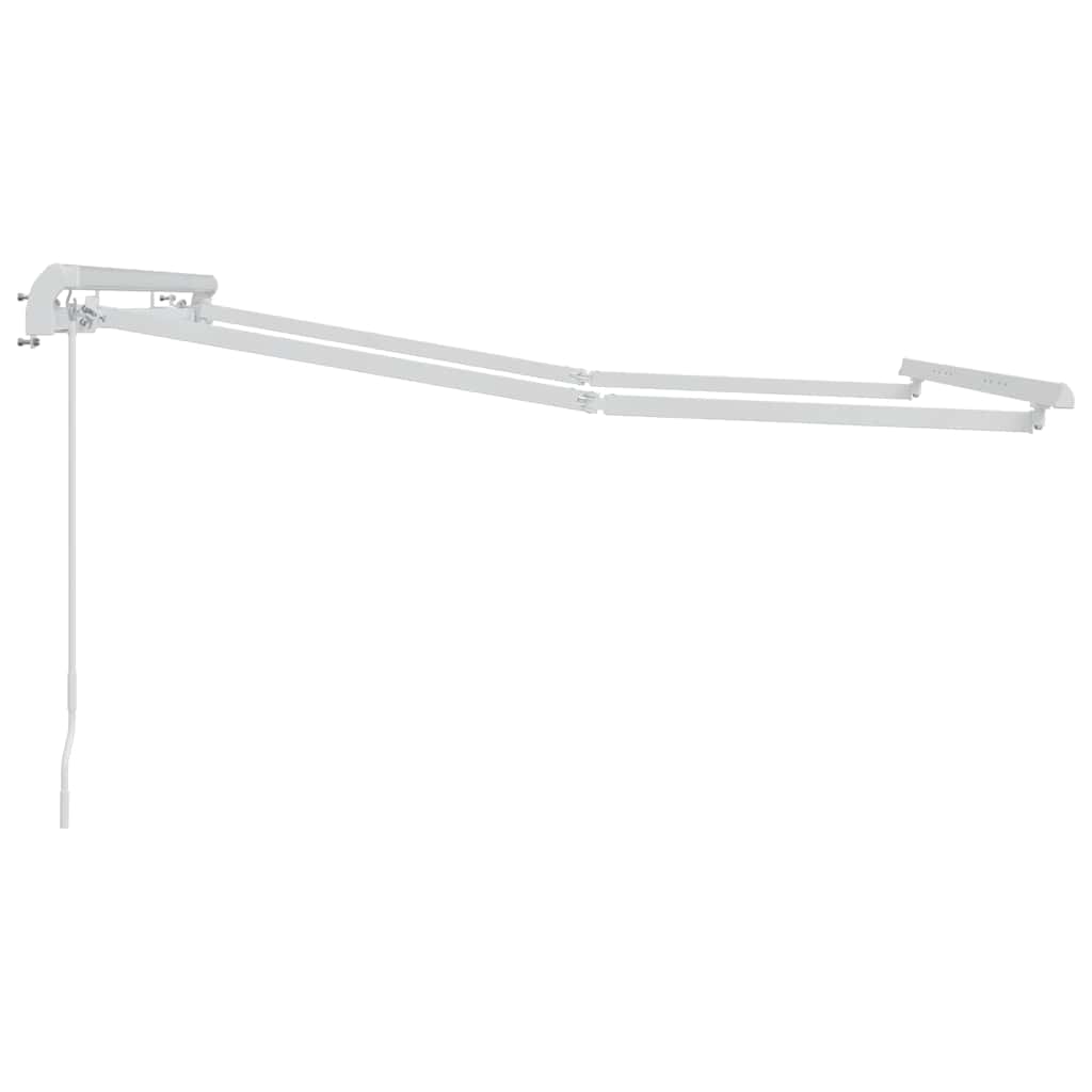 Zijde Frame Wit 2,5 x 2 m Metaal