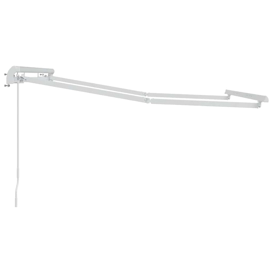 Zijde Frame Wit 2,5 x 2 m Metaal