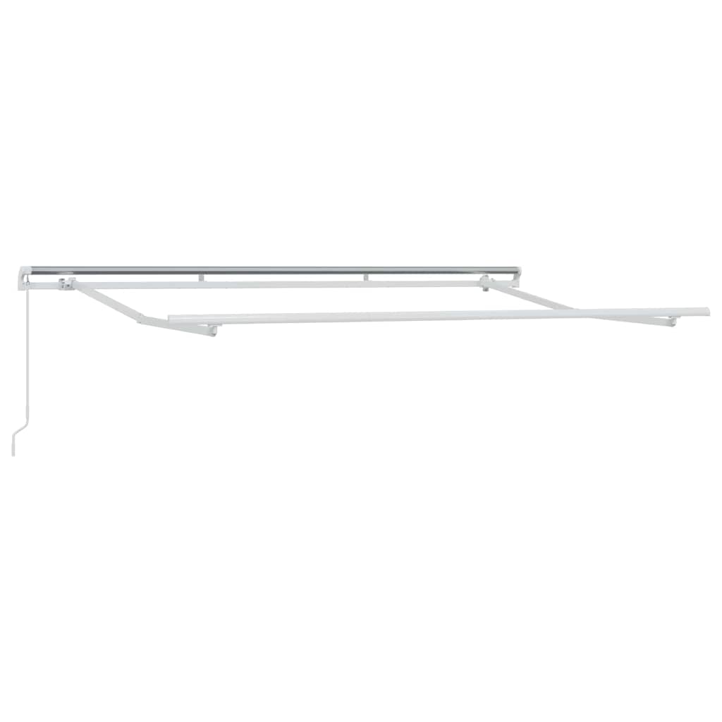 Zijde Frame Wit 3,5 x 2 m Metaal