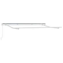 Zijde Frame Wit 3,5 x 2 m Metaal