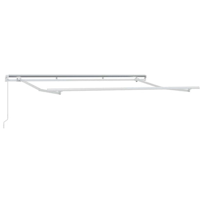 Zijde Frame Wit 3,5 x 2 m Metaal