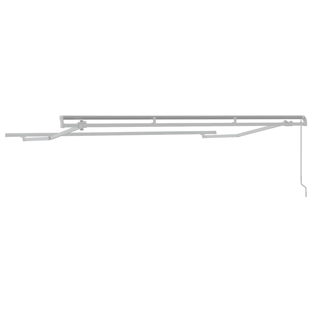 Zijde Frame Wit 3,5 x 2 m Metaal
