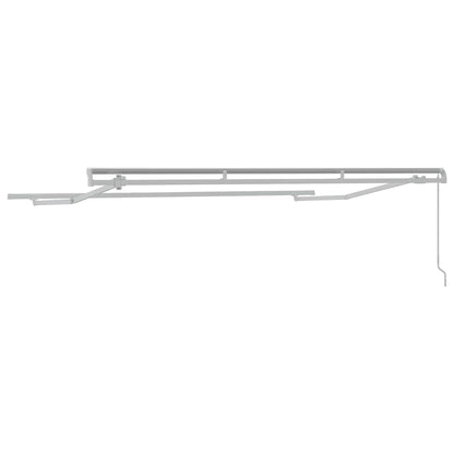 Zijde Frame Wit 3,5 x 2 m Metaal