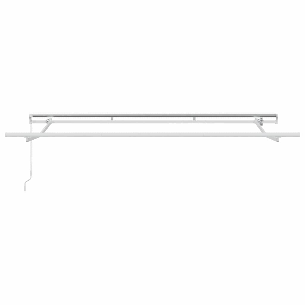 Zijde Frame Wit 3,5 x 2 m Metaal