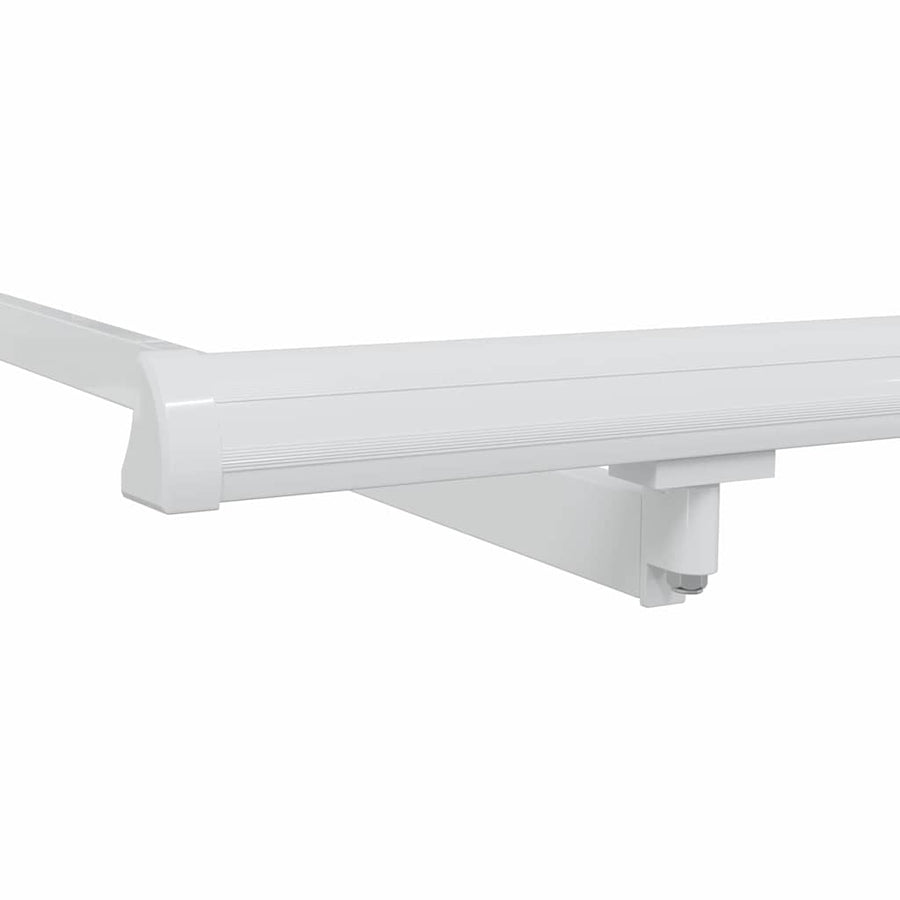 Zijde Frame Wit 4 x 2 m Metaal