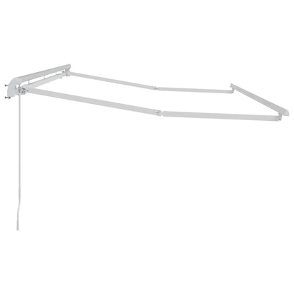 Zijde Frame Wit 4 x 2 m Metaal