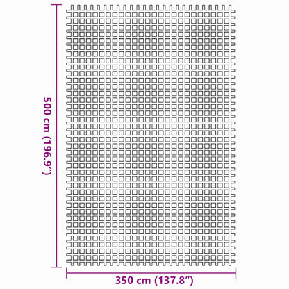 Tenttapijt Antraciet 500 × 350 cm Polyester