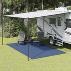 Tenttapijt 200x200 cm blauw polyester
